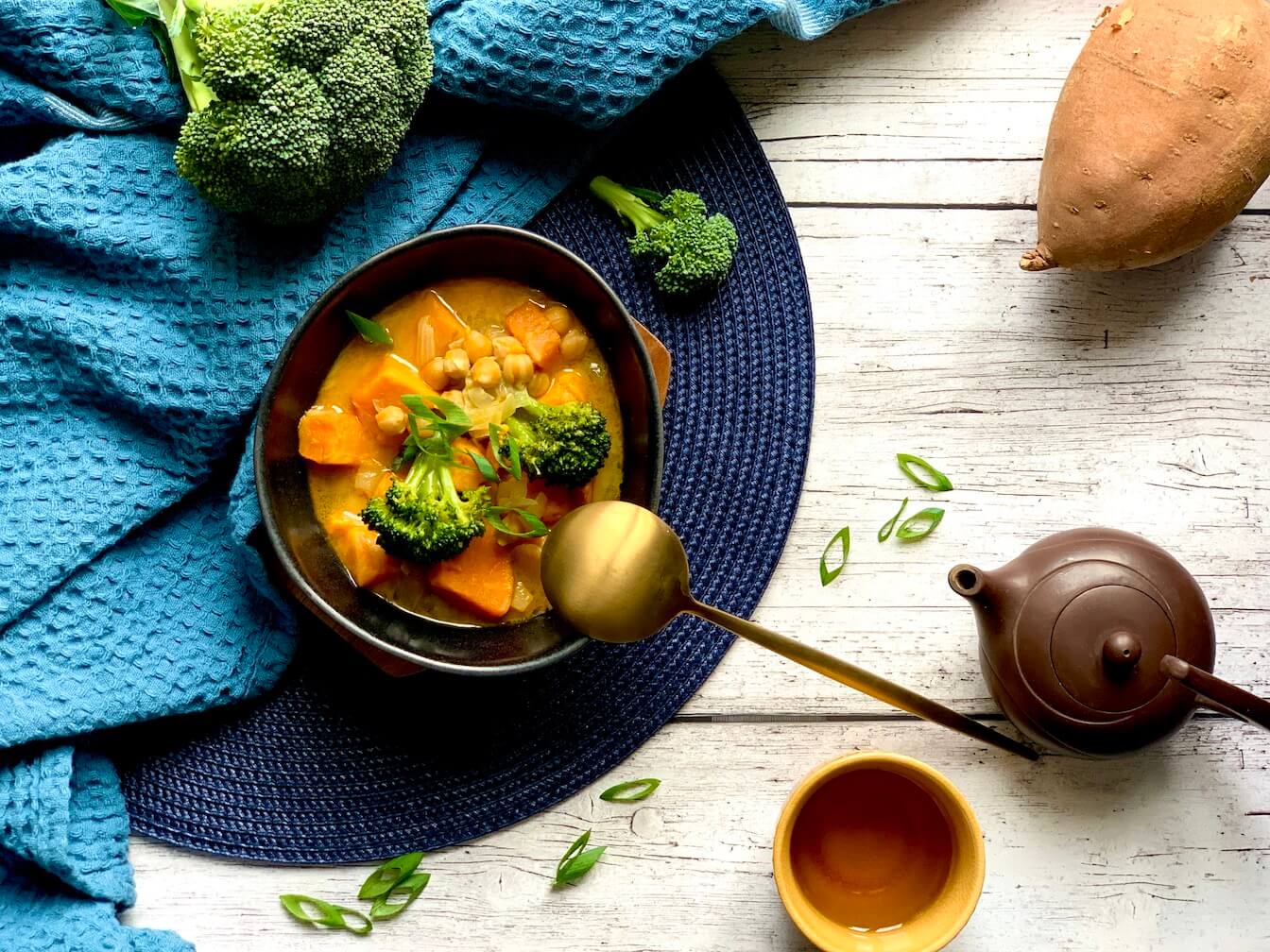 Sweet Potato Curry Soup